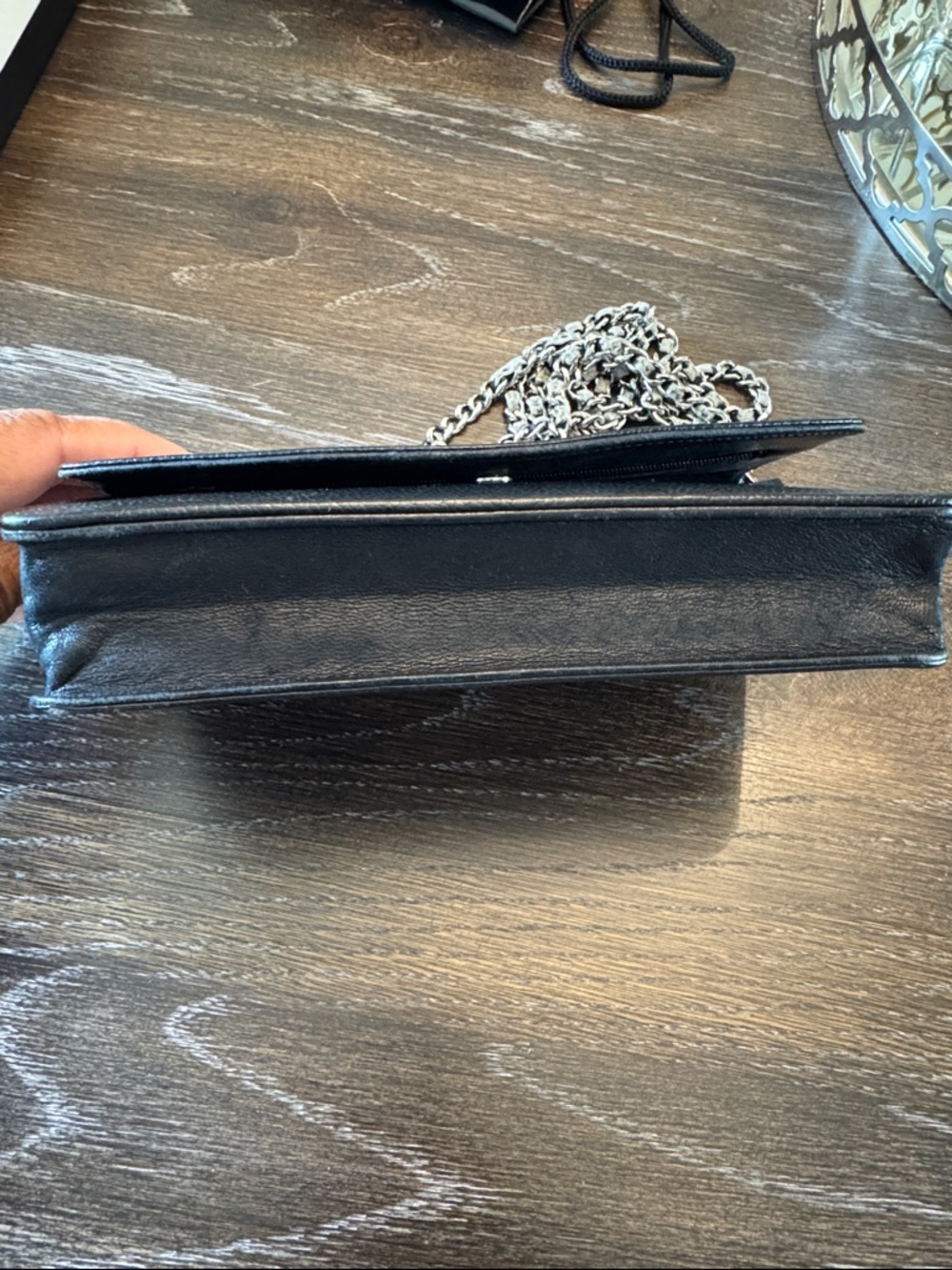 CHANEL Timeless Black Wallet on Chain Caviar - Picture 4 of 15
